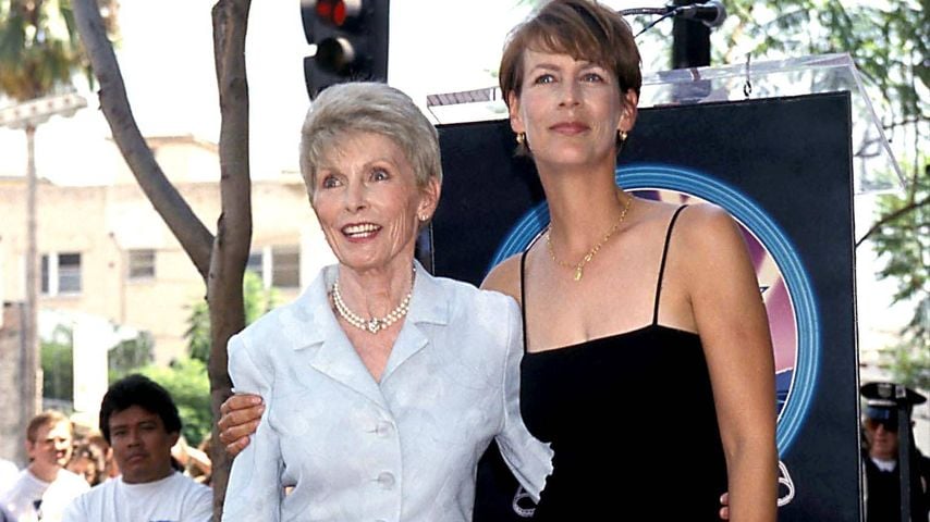 Jamie Lee Curtis und Janet Leigh auf dem Hollywood Walk of Fame