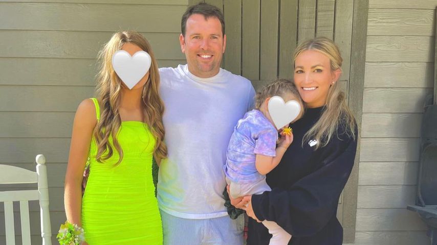 Jamie Lynn Spears mit ihrem Mann Jamie Watson und ihren Töchtern, Oktober 2021