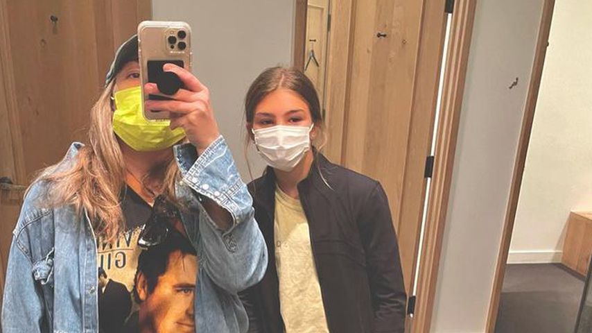 Jamie Lynn Spears mit ihren Kindern im Mai 2021