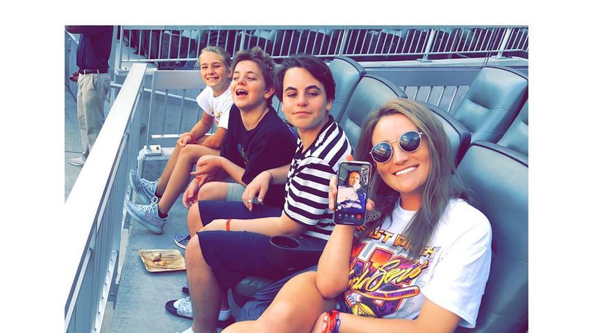 Jamie Lynn Spears mit ihrer Tochter Maddie und ihren Neffen Sean und Jayden