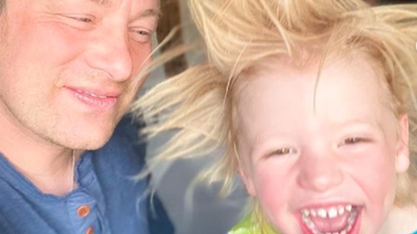 Jamie Oliver mit seinem Sohn River