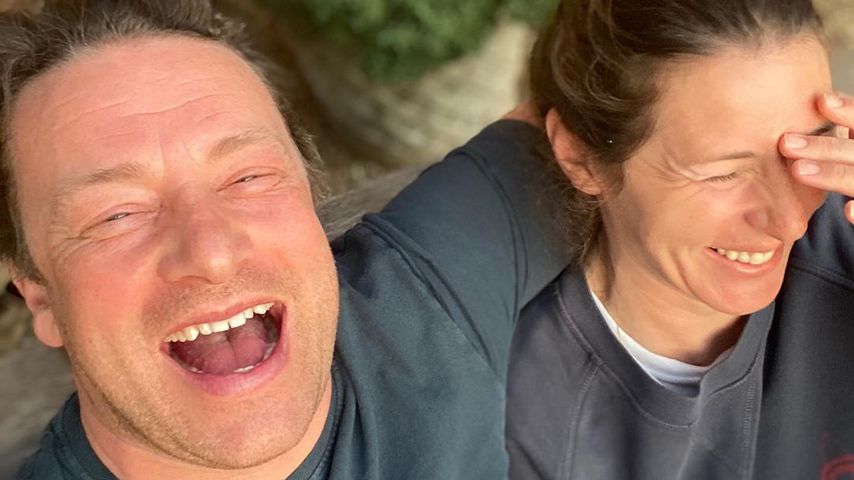 Jamie Oliver mit seiner Frau Juliette