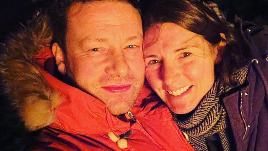Jamie Oliver mit seiner Frau Jools