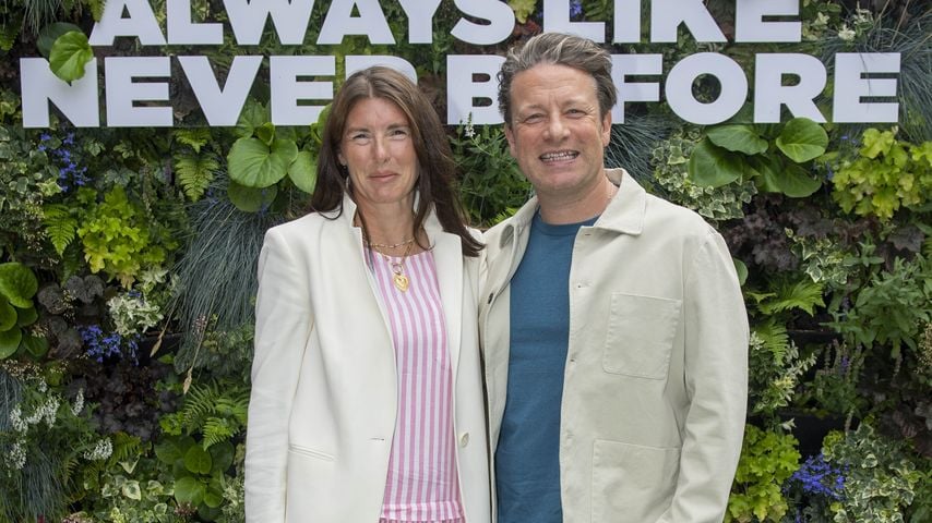 Jamie Oliver und Jools Oliver bei den Wimbledon Championships 2024