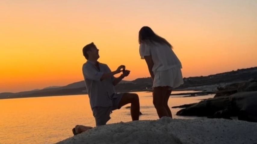Jamie Olivers älteste Tochter Poppy Honey mit ihrem Verlobten Ben