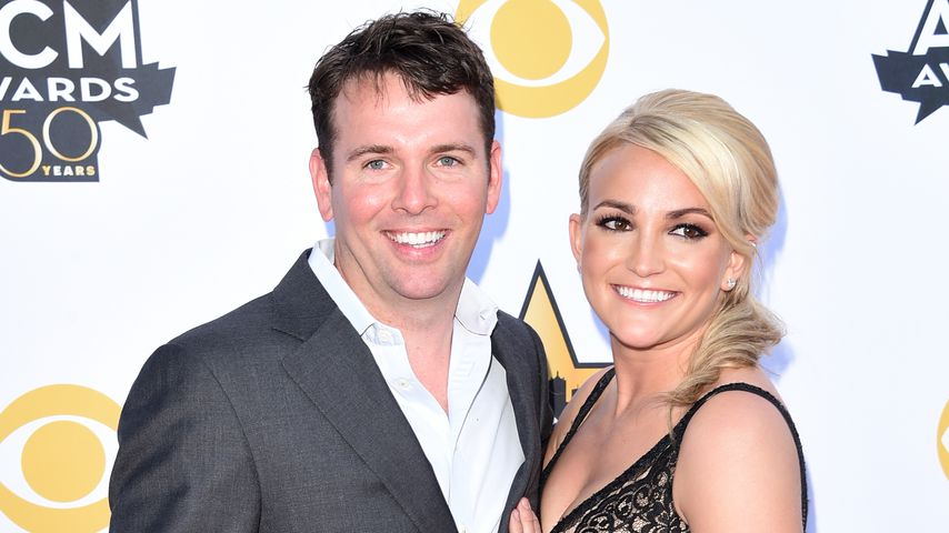 Jamie Watson und Jamie Lynn Spears bei den 50. Academy of Country Music Awards, 2015