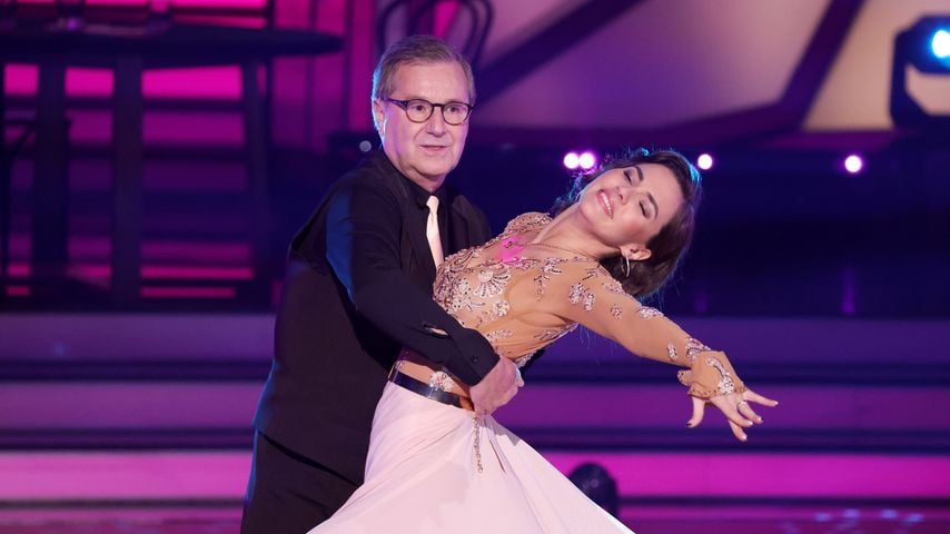 Jan Hofer und Renata Lusin in der Kennenlern-Show von "Let's Dance"