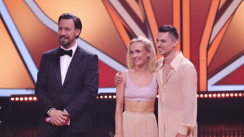 Jan Köppen, Janin Ullmann und Zsolt Sándor Cseke bei "Let's Dance"