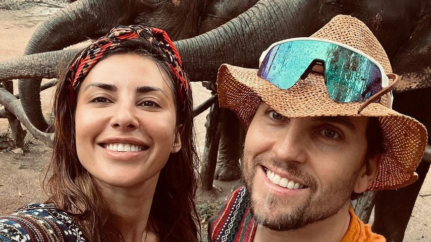 Jana Azizi und Johann Ackermann im März 2023 in Thailand