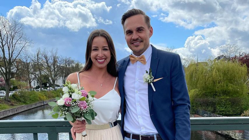 Jana Elena und Sören Altmann an ihrem Hochzeitstag