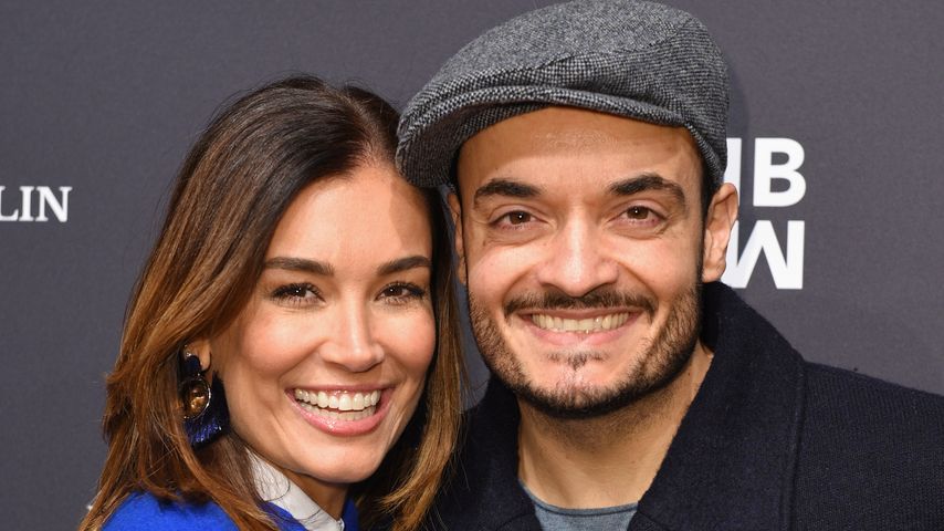 Jana Ina und Giovanni Zarella bei der Fashion Week in Berlin