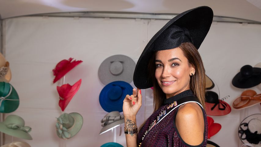 Jana Ina Zarrella beim "Longines Grosser Preis von Baden" im Jahr 2019