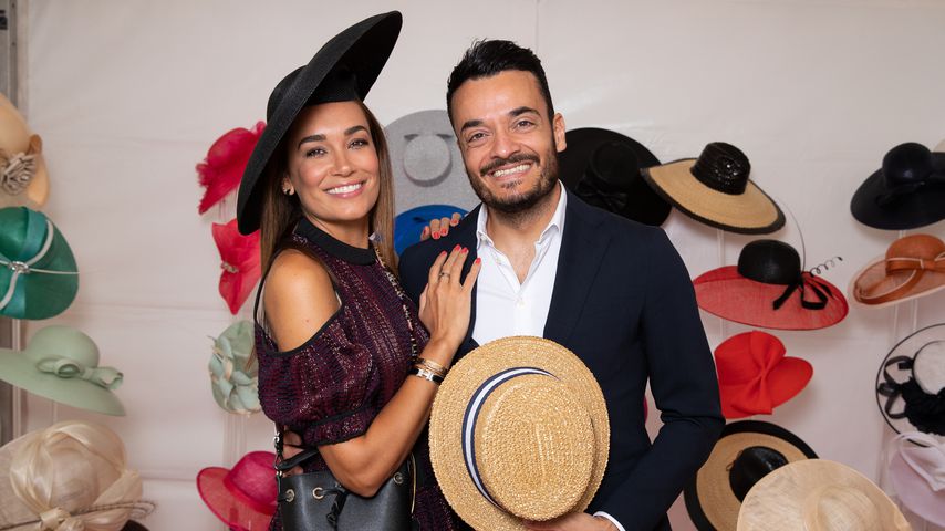 Jana Ina Zarrella mit ihrem Mann Giovanni, September 2019