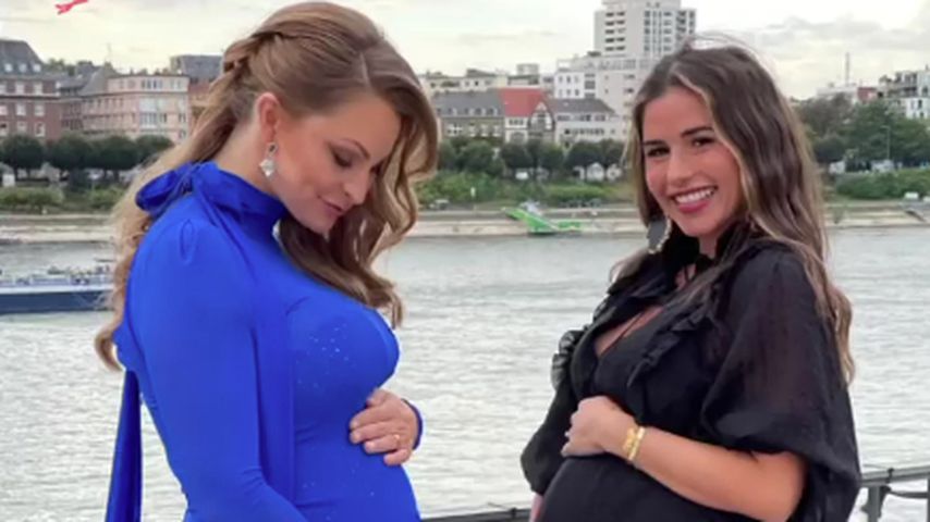 Jana Schölermann und Sarah Engels als cooles Kugel-Doppel