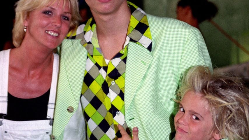 Jane Carter, Nick Carter und Aaron Carter, Juni 1997