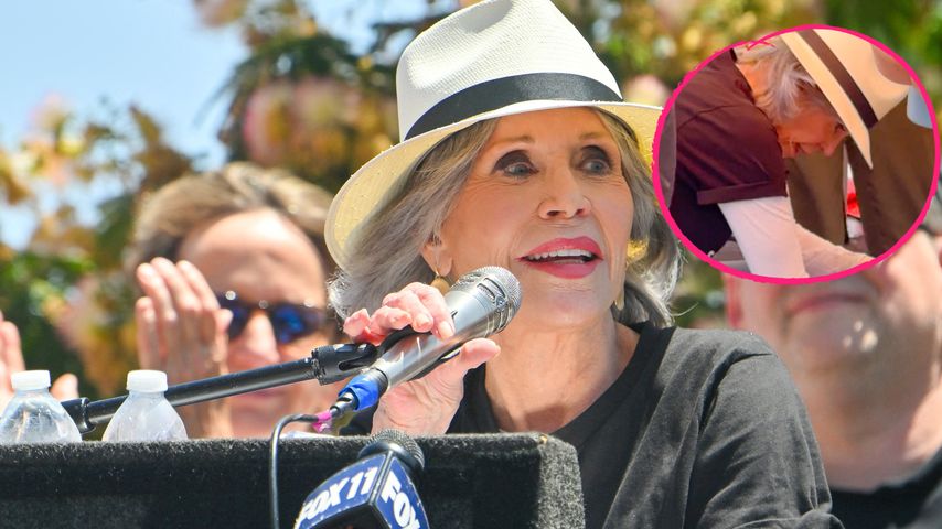 Bei Hollywood-Streik: Jane Fonda (85) sichtlich angeschlagen