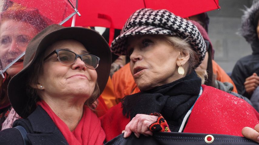 Jane Fonda bei einer Demonstration am 13. Dezember 2019 in Washington