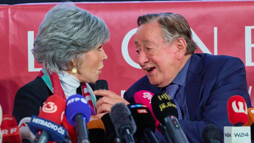 Jane Fonda und Richard Lugner, Februar 2023
