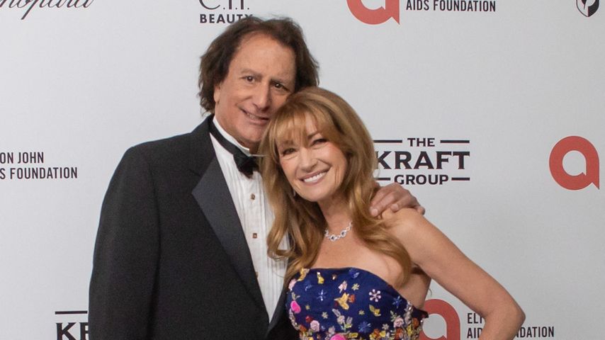 Jane Seymour und John Zambetti bei der 33. Elton John AIDS Foundation Oscar-Party in West Hollywood, 2025