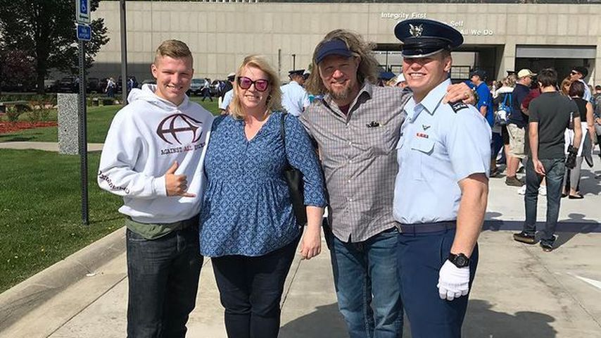 Janelle und Kody Brown mit ihren Söhnen Hunter und Robert