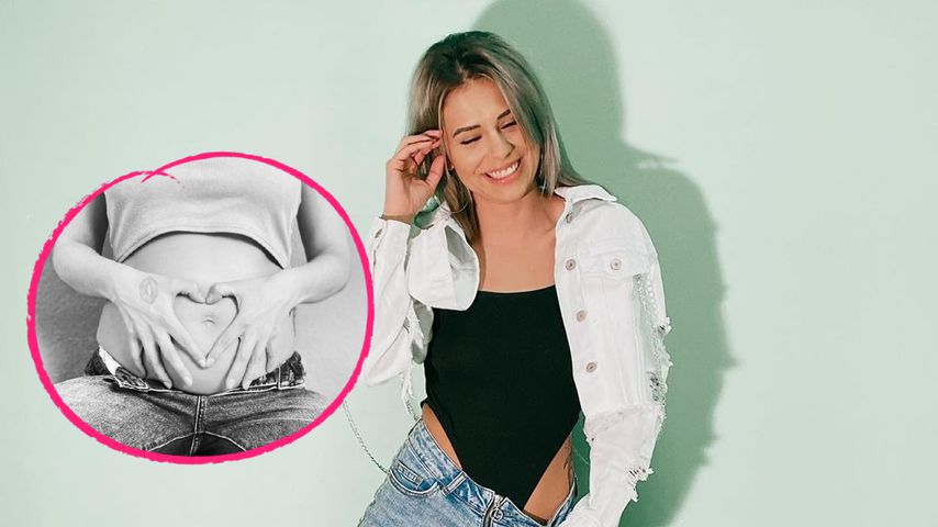 Bachelor-Babe Janine Christin zeigt endlich ihren Babybauch