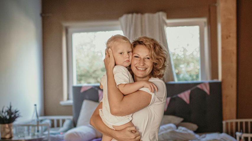 Janni Kusmagk mit Söhnchen Emil-Ocean