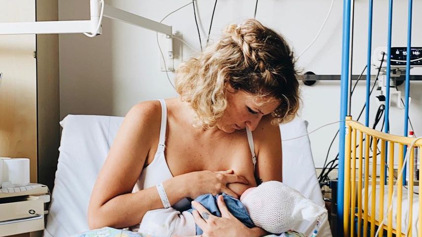 Janni Kusmagk mit ihrem Sohn Merlin