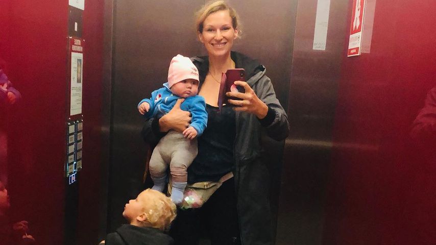 Janni Kusmagk mit ihren Kindern Yoko und Emil-Ocean