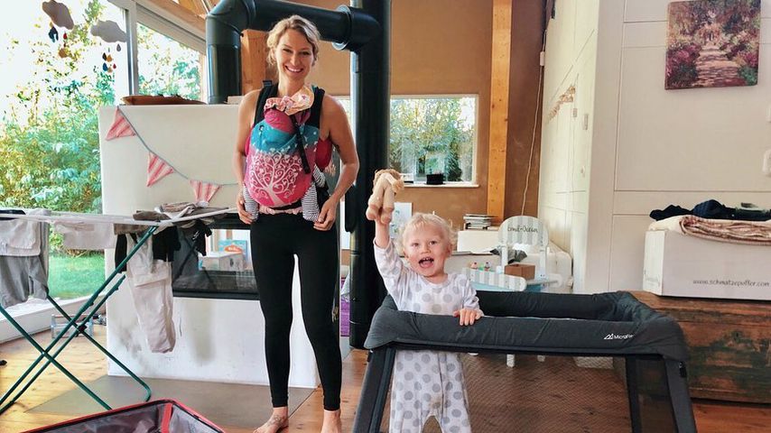 Janni Kusmagk mit ihren Kindern Yoko und Emil-Ocean