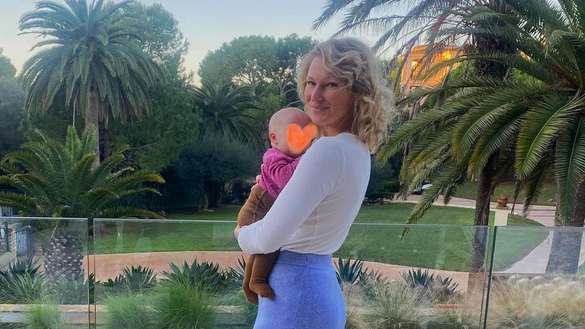 Janni Kusmagk und Merlin auf Mallorca im Dezember 2021
