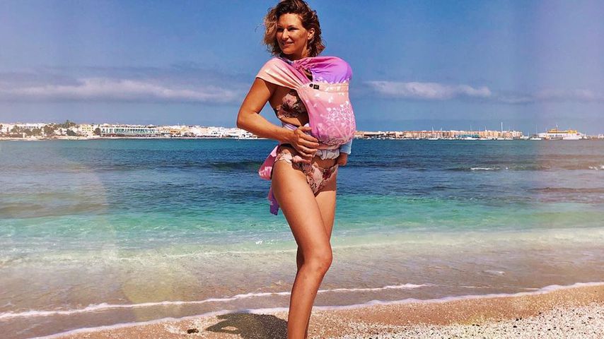 Janni und Tochter Yoko Kusmagk im September 2019