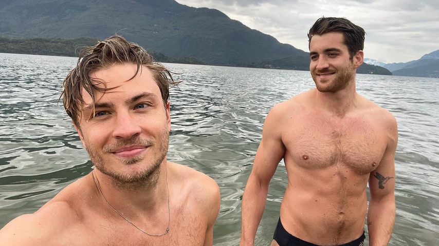 Jannik Schümann und Felix Kruck, Schauspieler und Yoga-Lehrer