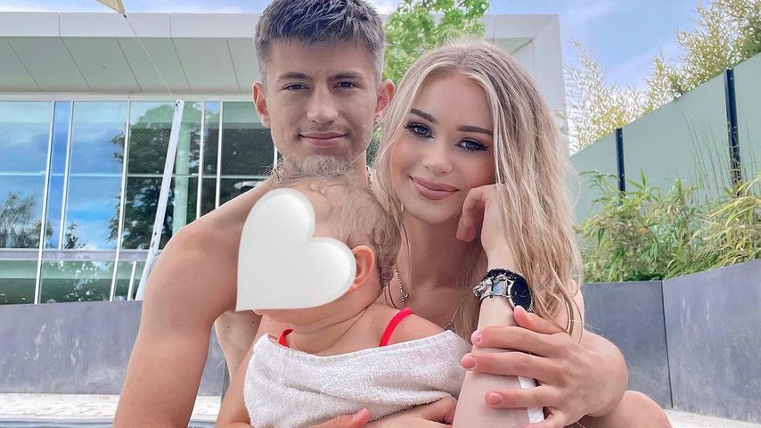 Jasi_xx3 mit ihrem Freund Kevin und ihrer Tochter Eleyna