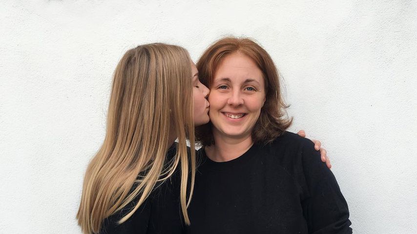 Jasmin mit ihrer Mutter, 2018