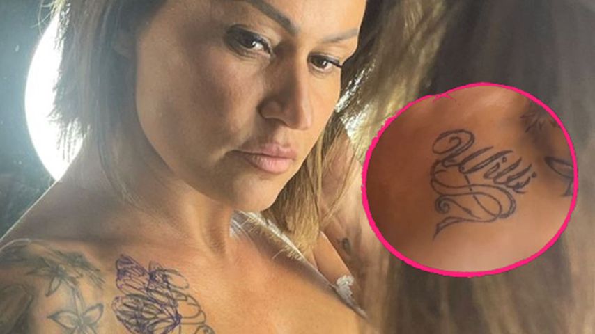 "Lasse los": Jasmin Herren lässt Willi-Tattoo überstechen