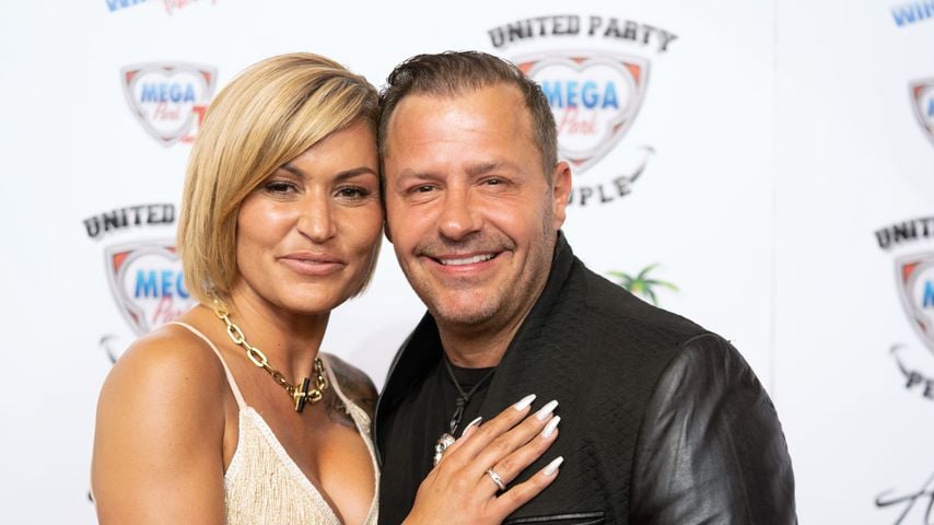 Jasmin und Willi Herren bei der Saison-Eröffnung des Megaparks, 2019