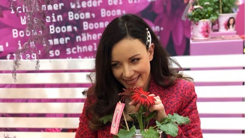 Jasmin Wagner bei der internationalen Pflanzenmesse 2019