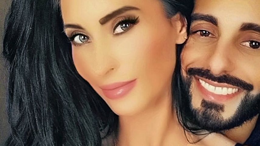 Jasmine Lennard mit ihrem Verlobten Mohammed Al Saif