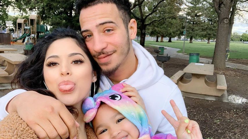 Jasmine Villegas mit Omar Amin und ihrer Tochter Ameera