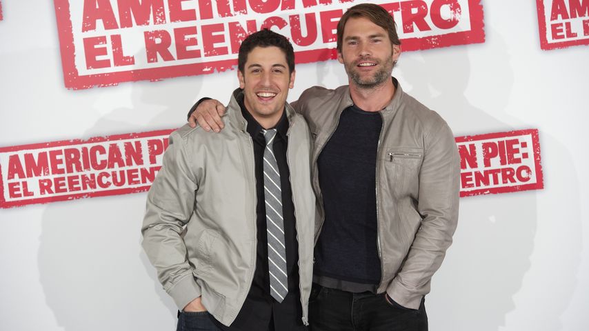Jason Biggs und Seann William Scott im Jahr 2012