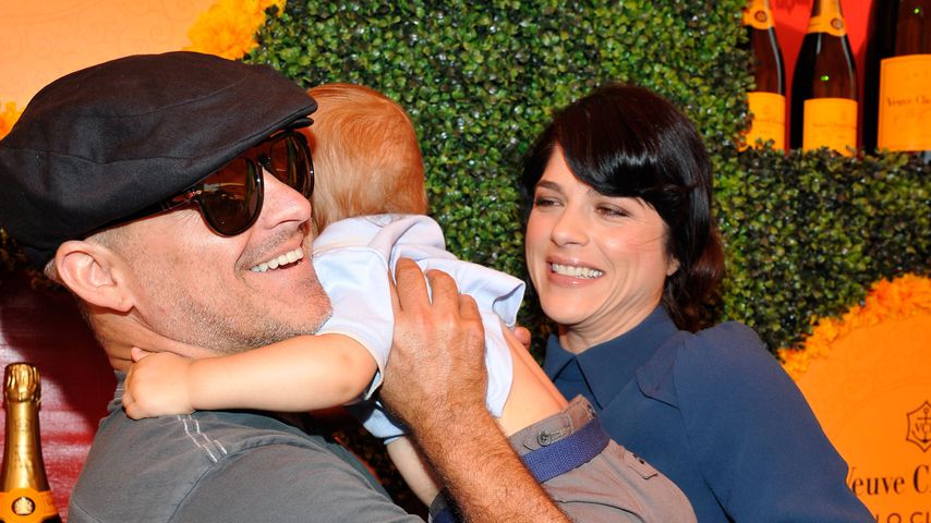 Jason Bleick, Selma Blair und ihr Sohn Arthur 2012