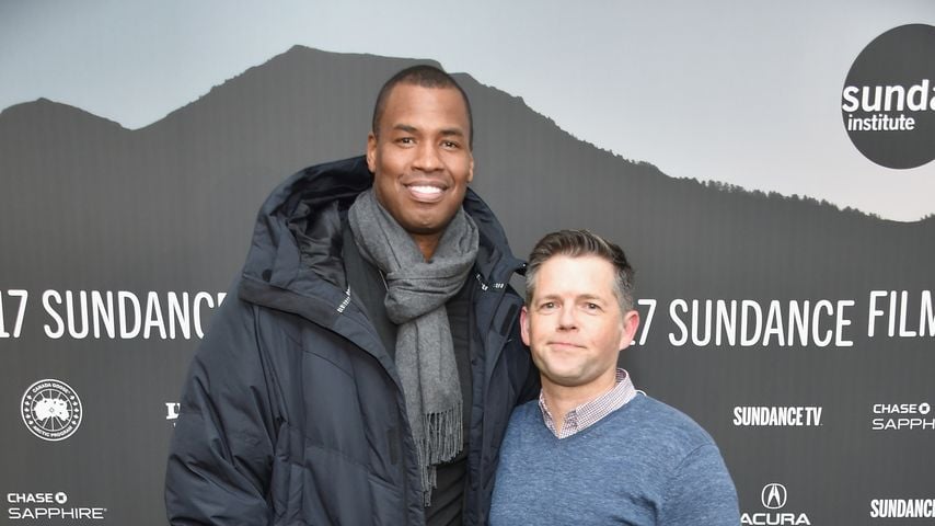 Jason Collins und Brunson Green bei der Premiere von "Walking Out" beim Sundance Film Festival 2017 in Park City