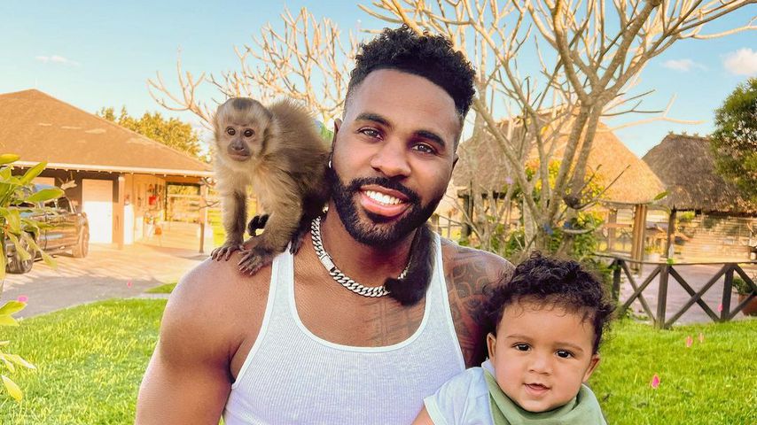 Jason Derulo mit seinem Sohn Jason King, November 2021