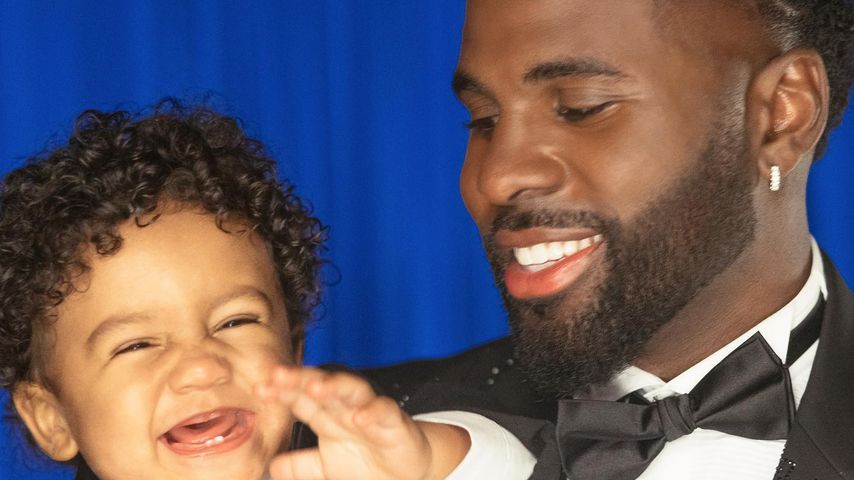 Jason Derulo (r.) mit seinem Sohn Jason King