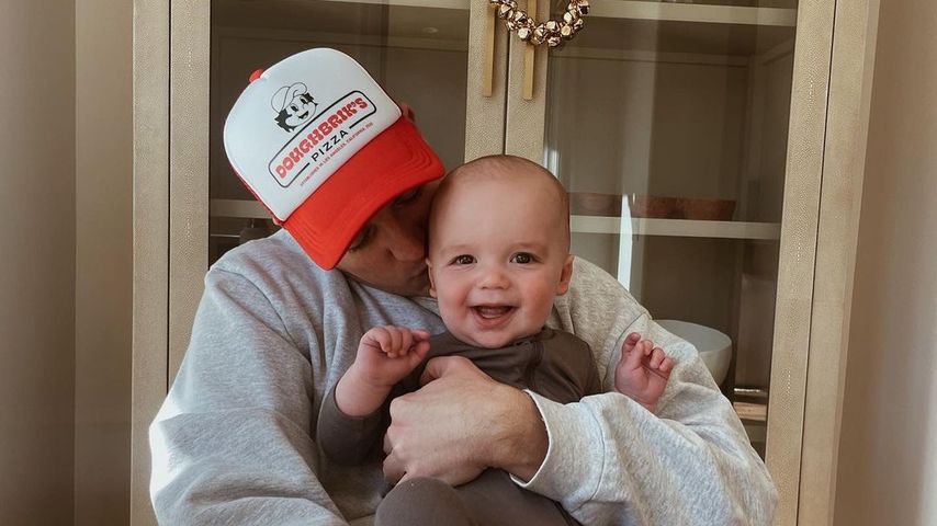 Jason Kennedy mit seinem Sohn