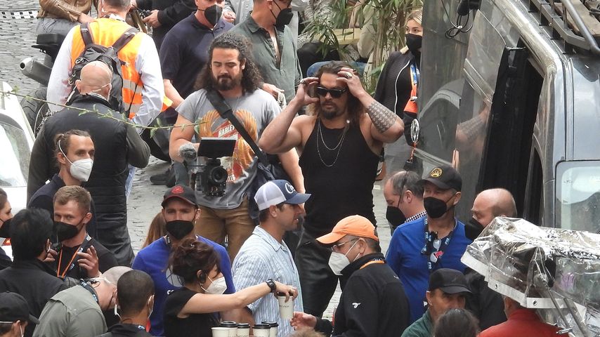Jason Momoa am Set von "Fast & Furious" im Mai 2022