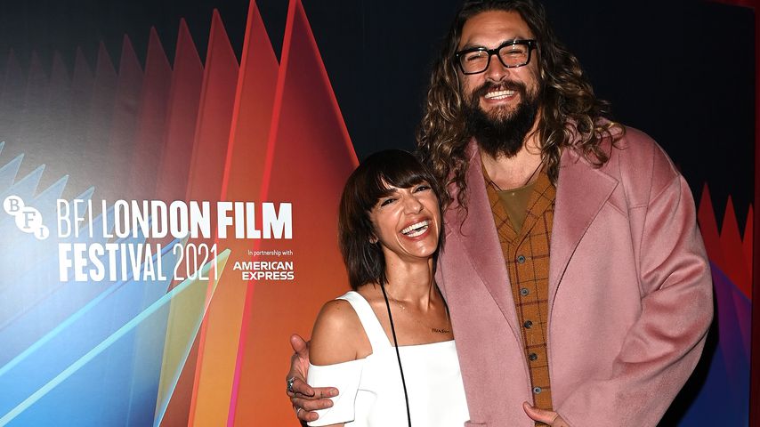 Ana Lily Amirpour und Jason Momoa beim London Film Festival, 2021