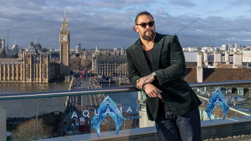 Jason Momoa beim "Aquaman"-Photocall in London 2023