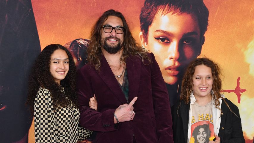 Jason Momoa mit seinen Kindern Lola und Nakoa-Wolf bei der "The Batman"-Premiere