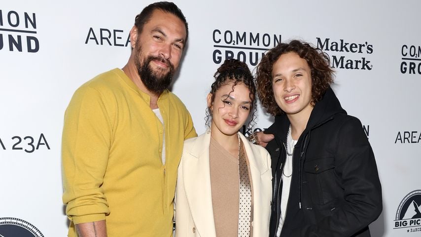 Jason Momoa mit seinen Kindern Lola und Nakoa-Wolf
